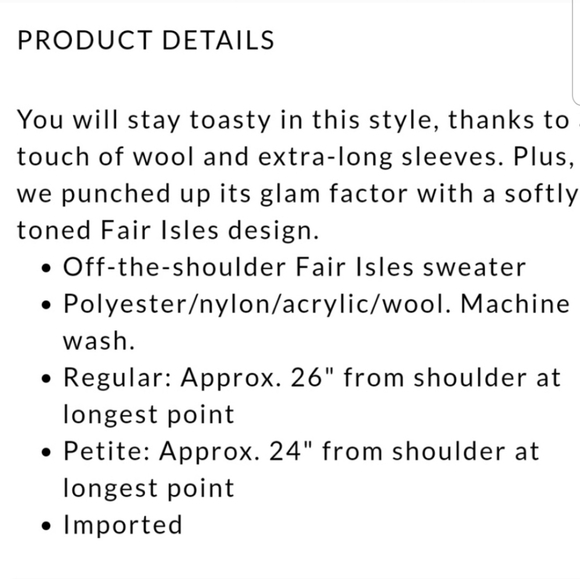 Fair Isles Sweater by WHBM - Picture 3 of 9